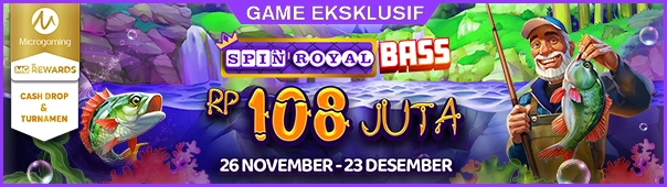 Turnamen and Cashdrop Spin Royal Bass